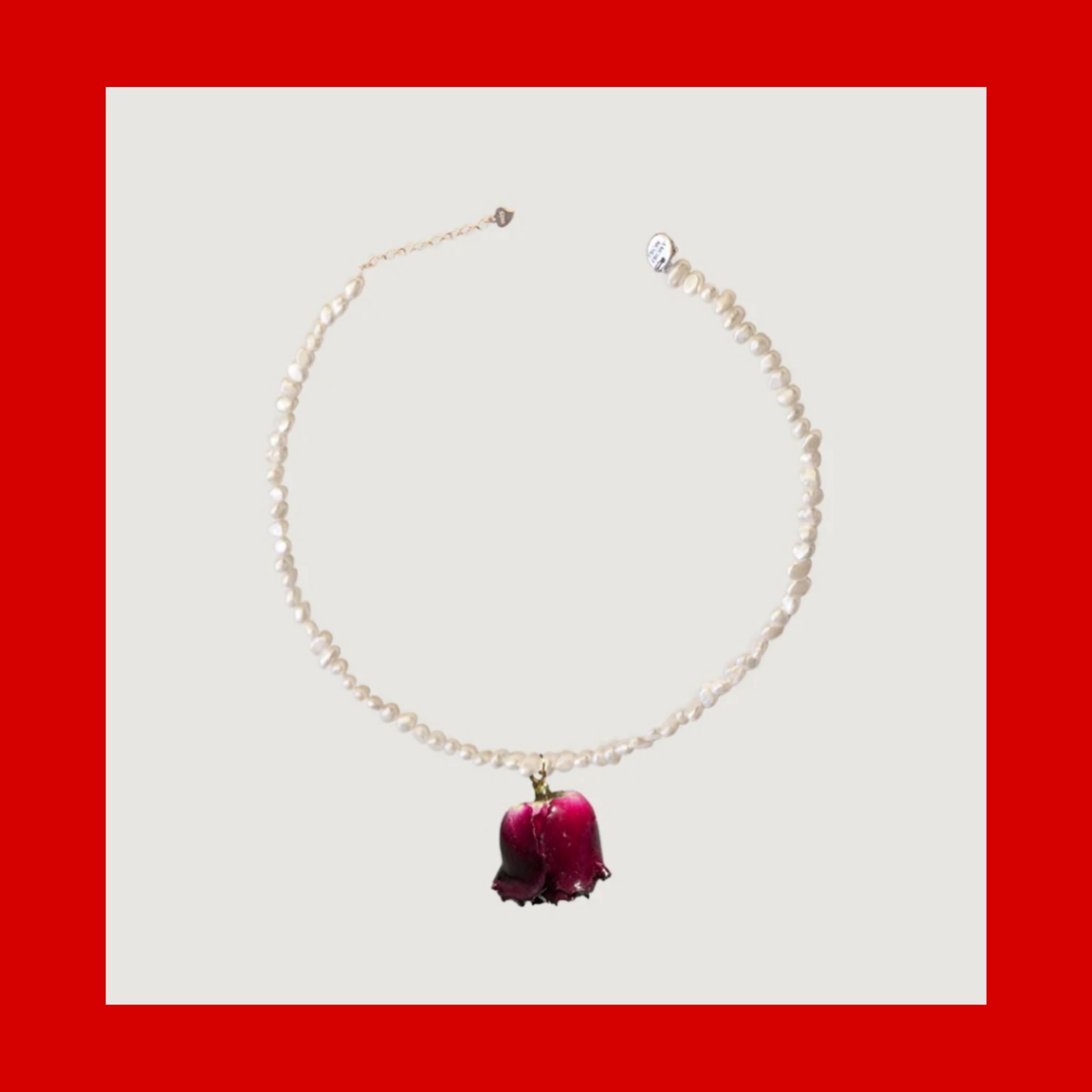 Amori Mori Rose Pearl Necklace