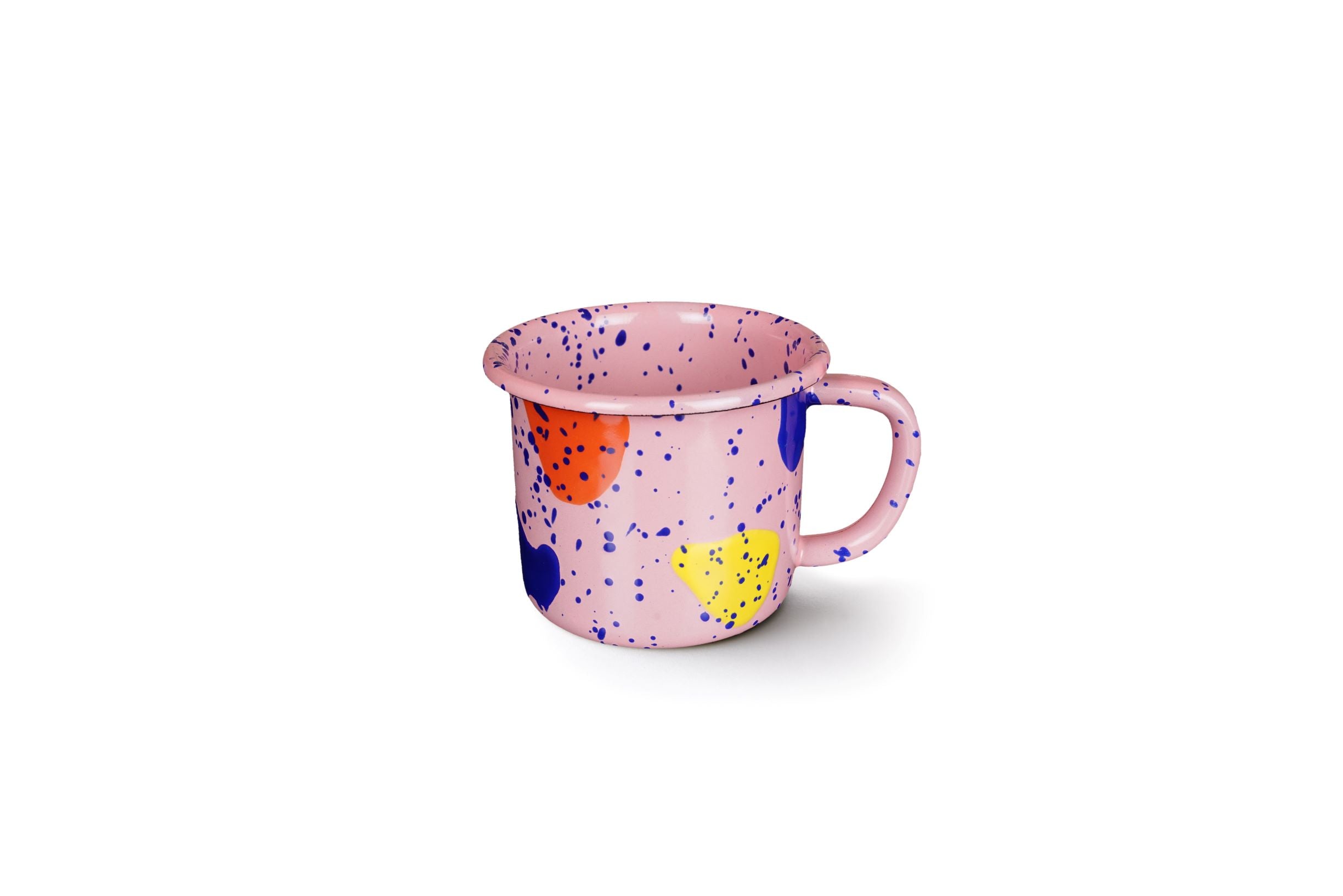 Bornn Enamelware Pink Splash Mug