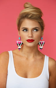 Triangle Resin Earrings