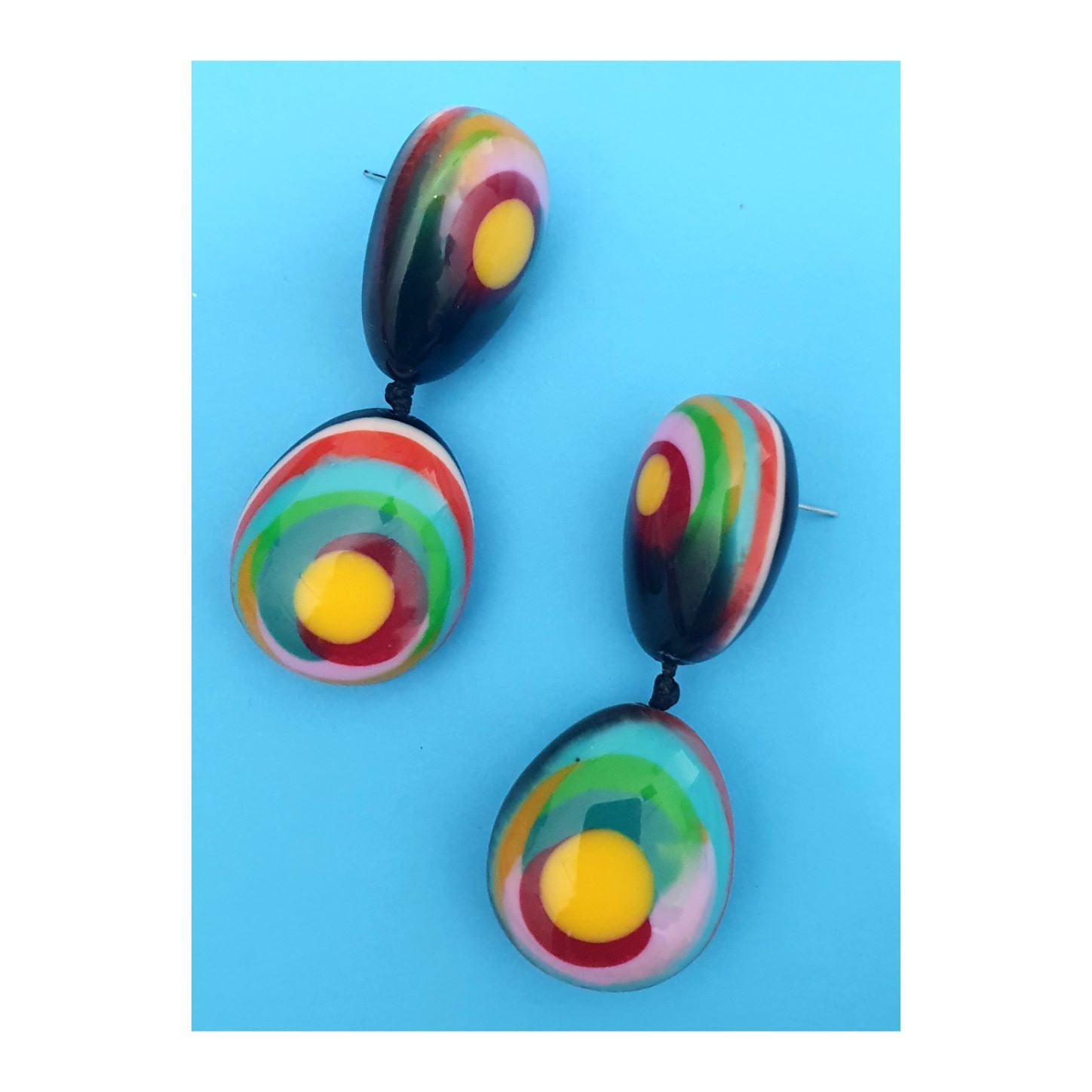 Resin Drop Earrings - New Paris Collection