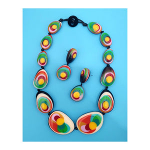 Chunky Resin Necklace - New Paris Collection